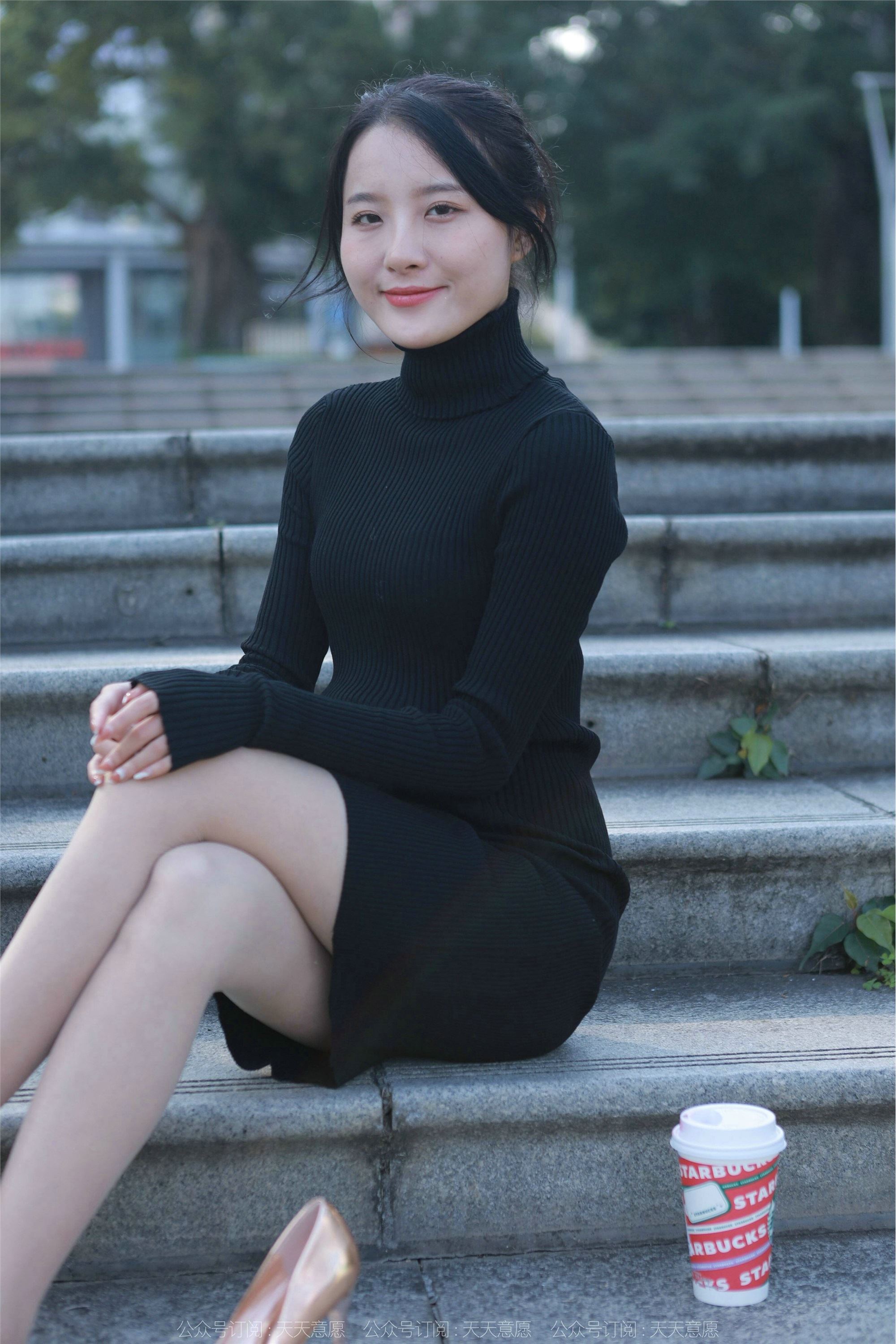 IESS异思趣向 2022.03.21 丝享家1035：婉萍《黑色包臀裙》